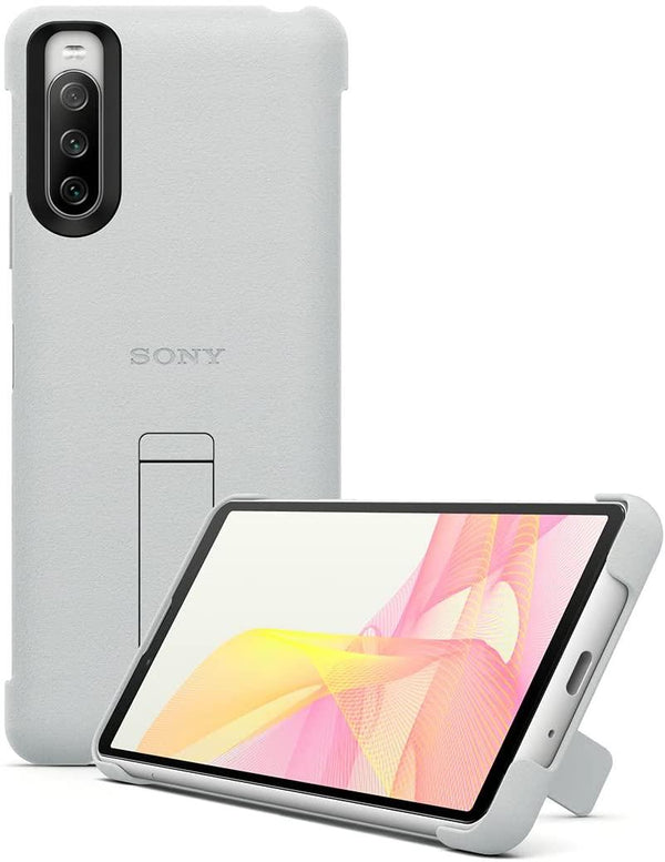 Sony Xperia 10 III Style Back Cover Grey - XQZ-CBBT