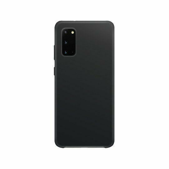 Xqisit Silicone Case for Samsung Galaxy S20 6.2" Black Soft Touch Cover