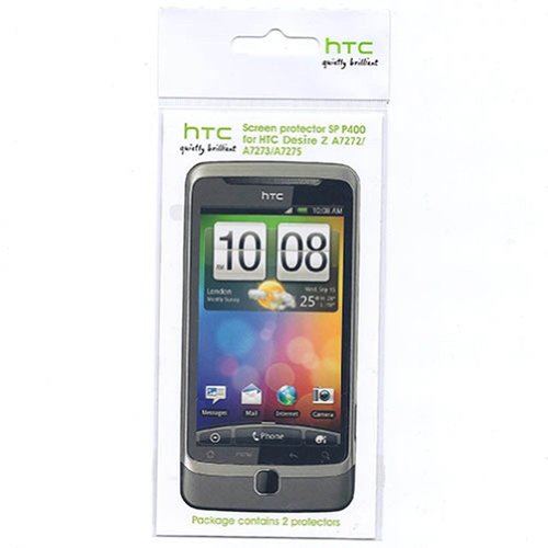 HTC SP-P400 Desire Z Screen Protector (2pieces, Retail Pack)