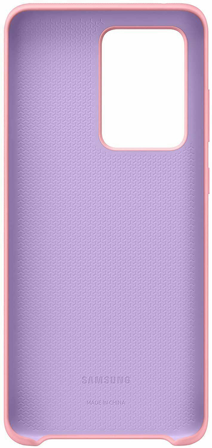 Samsung Galaxy S20 Ultra 5G Silicone Cover Pink Case EF-PG988TPEG