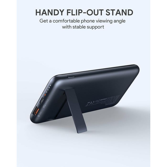 Aukey 10000 mAh Wireless Powerbank Grey - PB-WL02