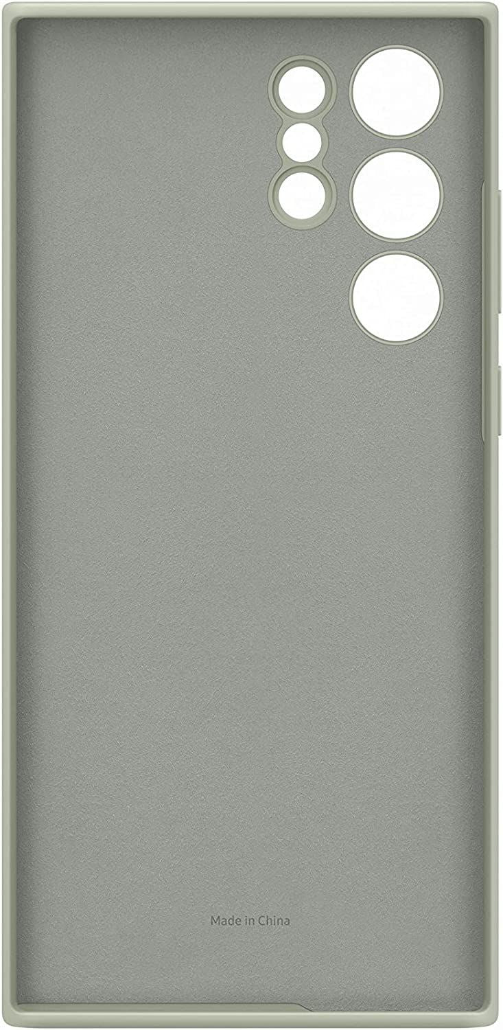 Samsung Galaxy S22 Ultra Silicone Cover Olive Green - EF-PS908TMEGWW