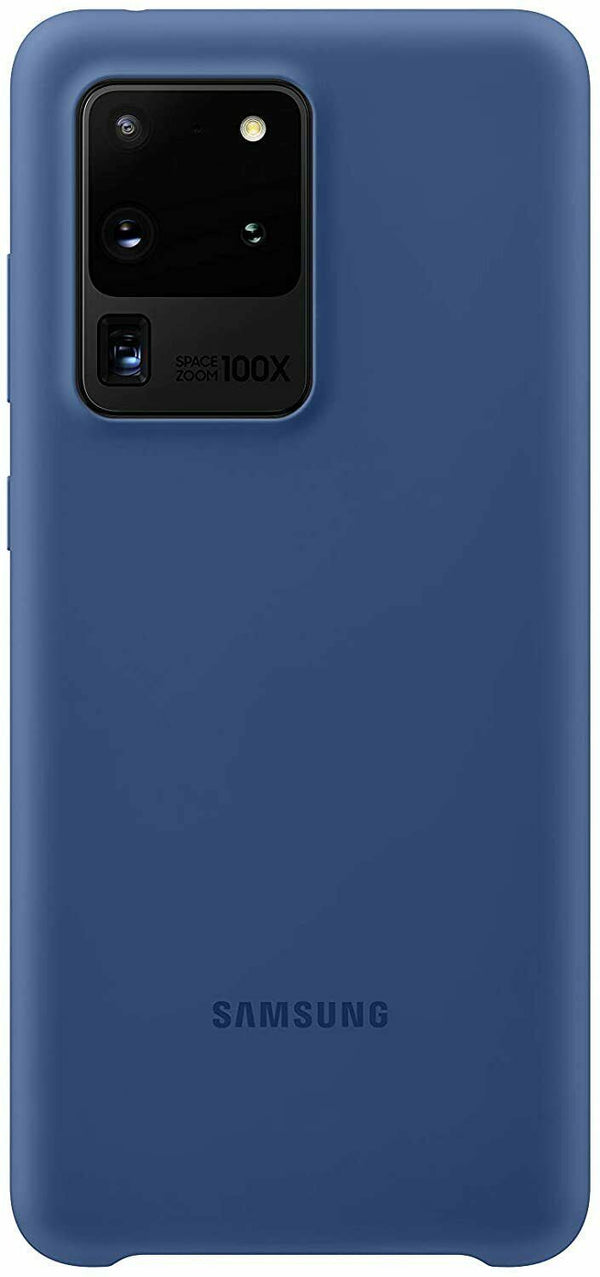 Samsung Galaxy S20 Ultra 5G Silicone Cover Navy Blue Case EF-PG988TNEG