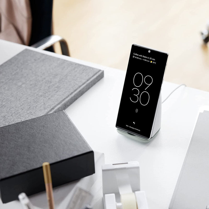 Google 23W Qi Wireless Charging Stand White UK Plug - GA03002-GB