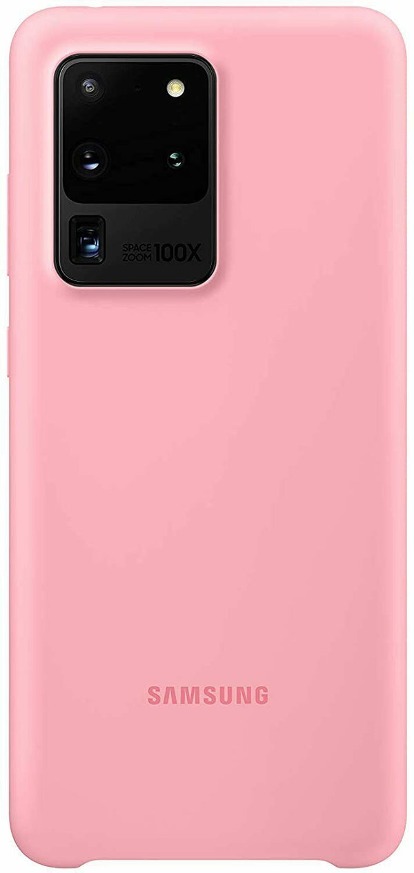 Samsung Galaxy S20 Ultra 5G Silicone Cover Pink Case EF-PG988TPEG