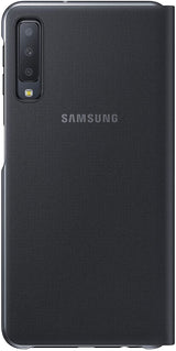 Samsung Black Folio Wallet Cover Case for Galaxy A7 2018 EF-WA750PBEG