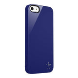 Genuine Belkin Opaque Shield Case Cover iPhone 5 5S SE Indigo Blue F8W159vfC03