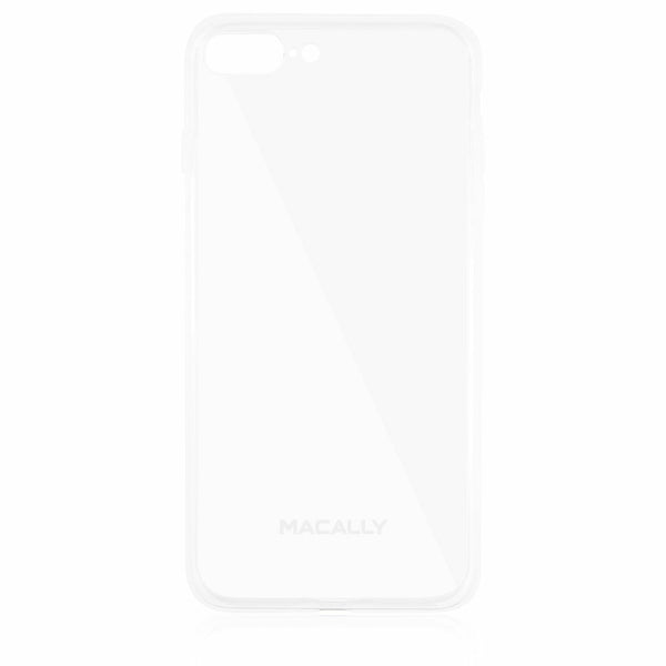 Macally Soft TPU Case Jelly Cover for iPhone 7 8 Plus Clear LUXRP7L-C