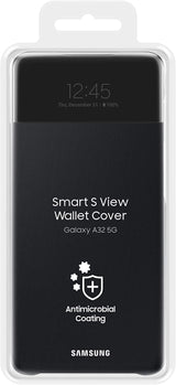 Samsung Galaxy A32 5G S View Wallet Cover Black - EF-EA326PBEGWW