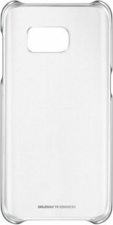 Genuine Samsung Galaxy S7 Clear Cover Silver Back Cover EF-QG930CSEG