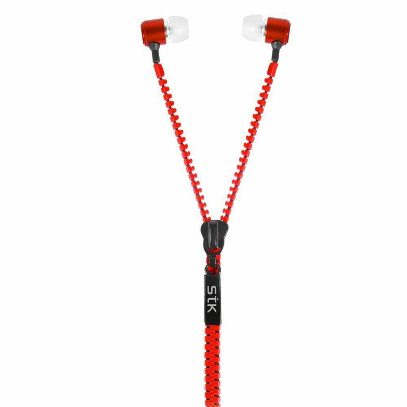 STK ZIP 3.5mm Universal Red Earphones Headphones UNIEPZIP10RD/PP3