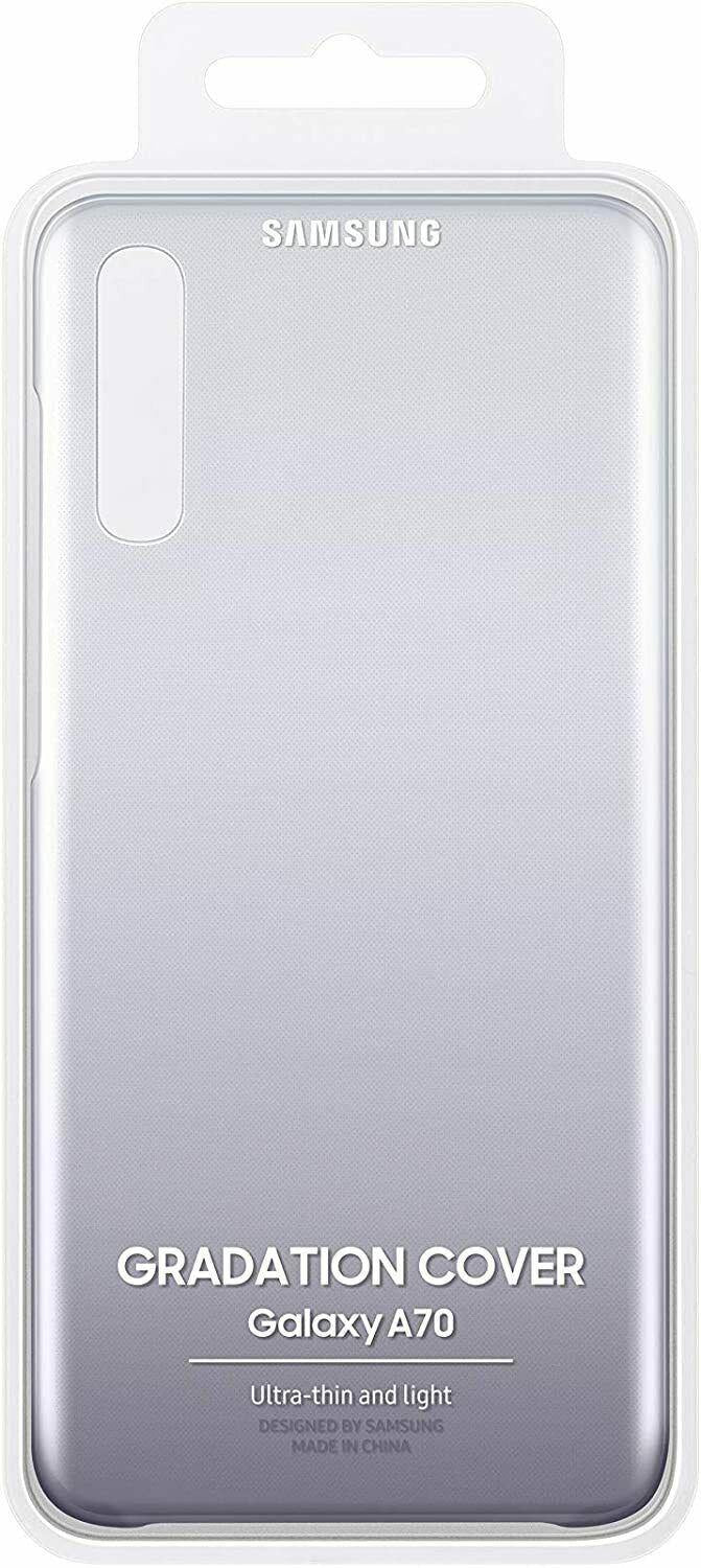 Samsung A70 Hard Protective Black Gradation Case Cover EF-AA705CBEG