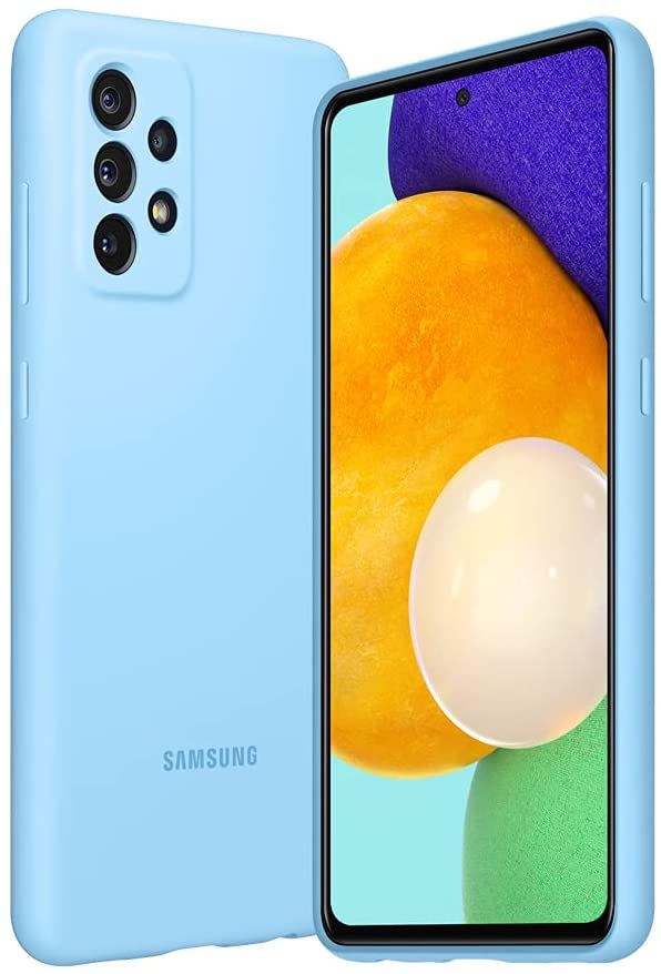 Samsung Galaxy A72 Silicone Cover Blue - EF-PA725TLEGWW