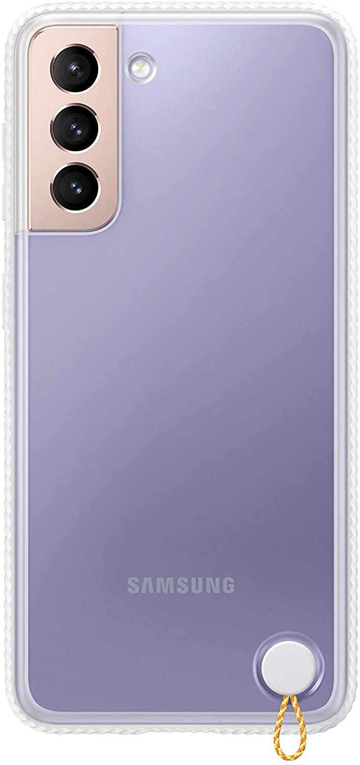 Samsung Galaxy S21 Clear Protective Cover White - EF-GG991CWEGWW