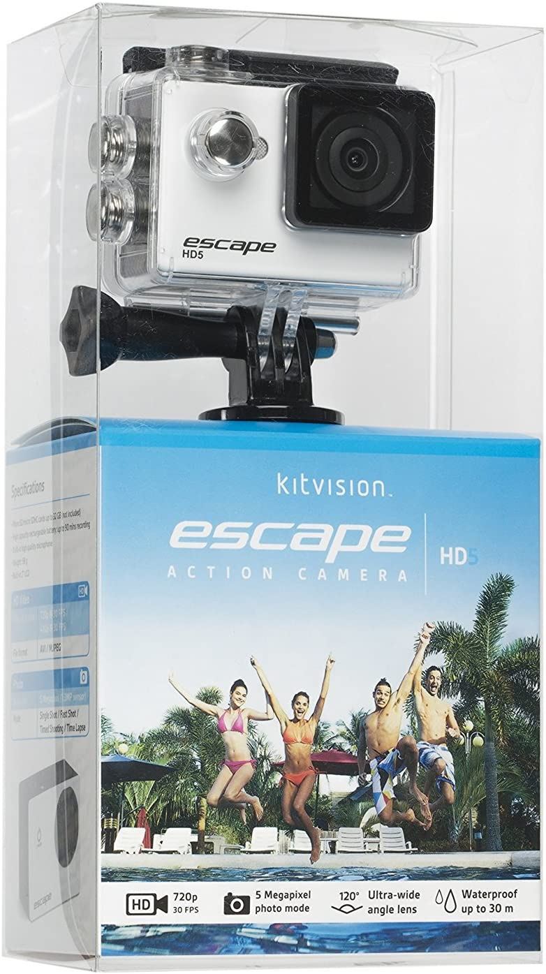 Kitvision Escape HD5 5MP Action Camera Silver - KVESCAPE5