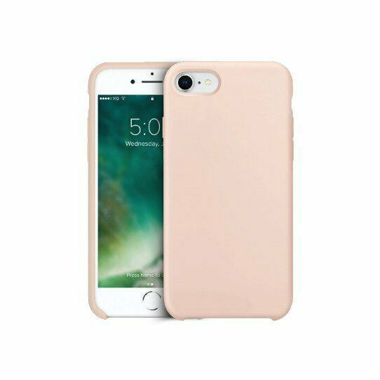 XQ Xqisit Silicone Case for iPhone 6/7/8/SE 2020 4.7" Nude Pink Soft Touch
