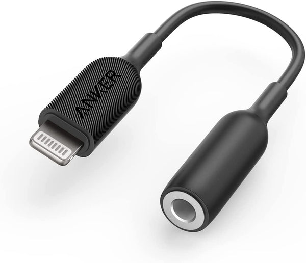 Anker 3.5mm Audio Adapter with Lightning Connector - A8193H11-1