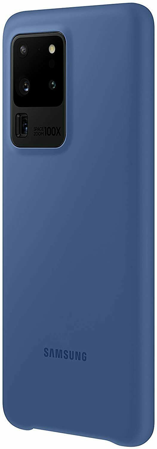 Samsung Galaxy S20 Ultra 5G Silicone Cover Navy Blue Case EF-PG988TNEG