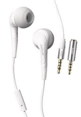 Jabra Rhythm Corded White Stereo In Ear Headset iphone Sony MP3 Samsung HTC LG