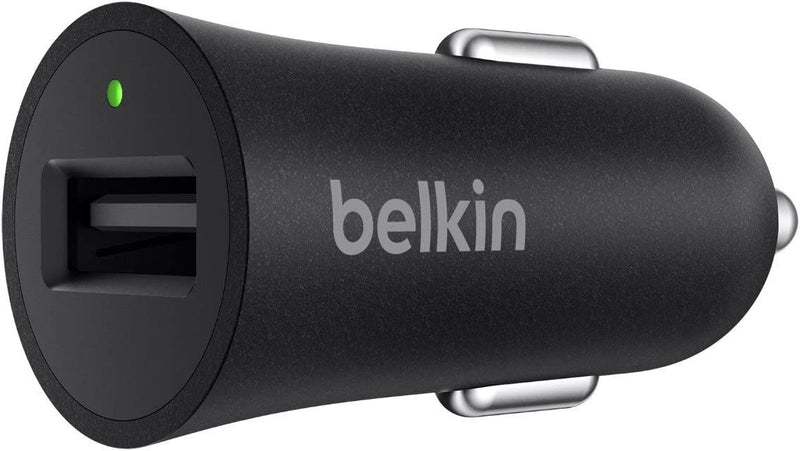 Belkin 18W Boost Charge USB Car Charger with 1.2M USB A to C Cable - BLK