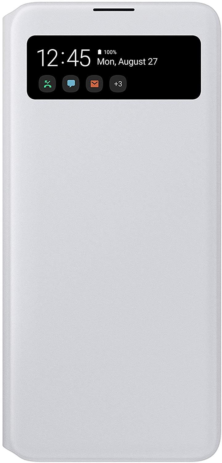 Samsung Galaxy A71 S View Wallet Cover White - EF-EA715PWEGEU