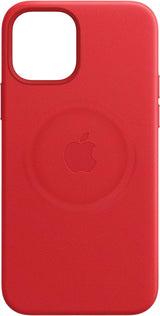 Apple Leather Cover with Magsafe for iphone 12 Pro Scarlet Red A2494 - MHKD3ZM/A