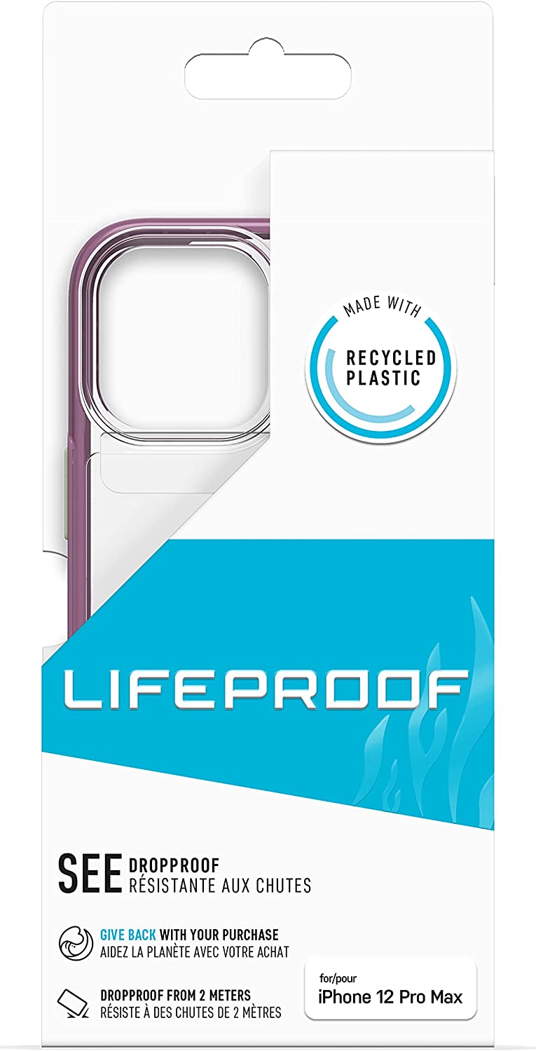Lifeproof See Case for iphone 12 Pro Max 6.7" Emoceanal Clear/Purple 77-83080