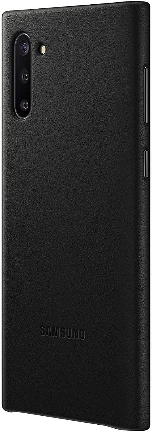 Samsung Galaxy Note10 Leather Case Made with Hardwearing Calf Leather - Black