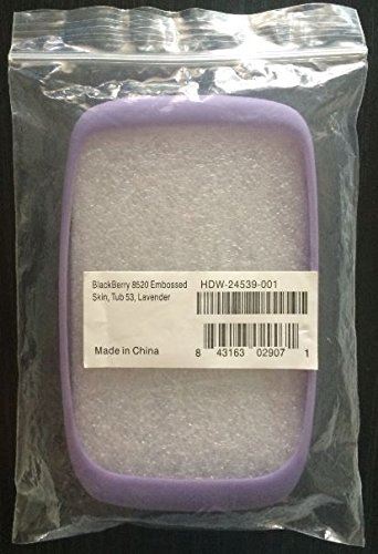 BlackBerry Embossed silicone cover Lavendel for 9300 Curve 3G, 8520 Curve