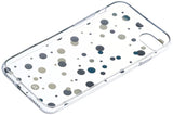 Xqisit Shell Dots Case for Apple iPhone 7 - Clear/Gold /Silver