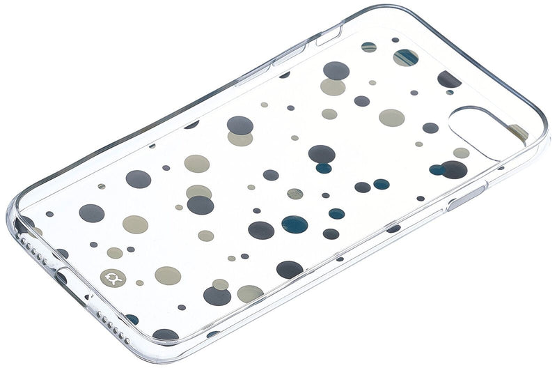 Xqisit Shell Dots Case for Apple iPhone 7 - Clear/Gold /Silver
