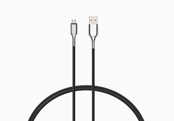 Cygnett 2M Armoured USB A to Micro USB Cable Black - CY2673PCCAM