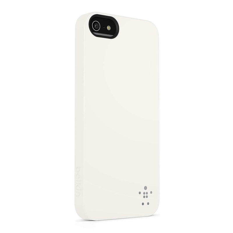 Genuine Belkin Shield Matte Case Cover for iPhone 5 5S SE White F8W127vfC05