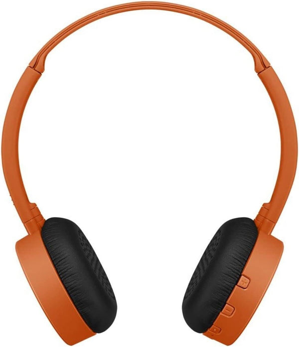 JVC Street Sound Over Ear Wireless Headphones Orange - HA-S24W-D-E