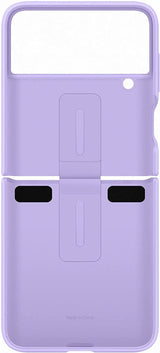 Samsung Galaxy Z Flip 4 Silicone Cover with Ring Bora Purple - EF-PF721TVEGWW