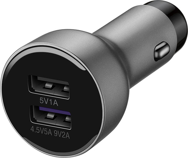 Huawei AP38 5A 1M Dual USB Car Charger with Type C Data Cable Grey