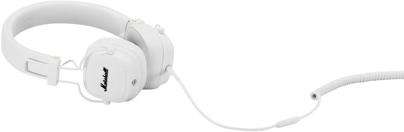 Marshall Major III 3.5mm Over Ear Headphones White - 4092185