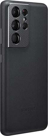 Samsung Galaxy S21 Ultra Leather Cover Black - EF-VG998LBEGWW