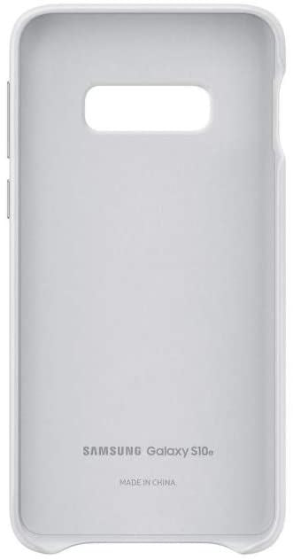 Samsung Galaxy S10e Leather Cover White - EF-VG970LWEGWW