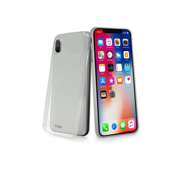 SBS Extra Slim Hard Case Clear Transparent 0.35mm for iphone X XS