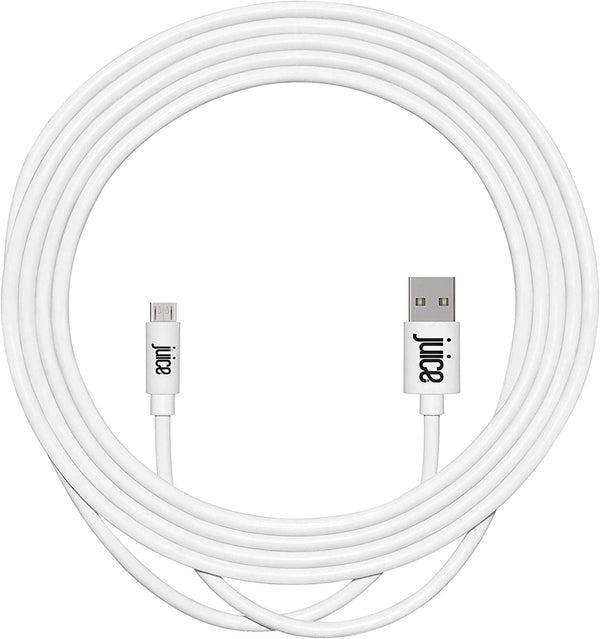 Juice 3M White Micro USB Data Cable - JUICEMICROCABLEXXL-WHITE