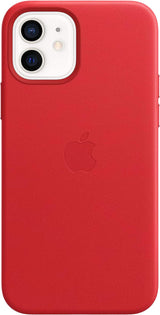 Apple Leather Cover with Magsafe for iphone 12 Pro Scarlet Red A2494 - MHKD3ZM/A