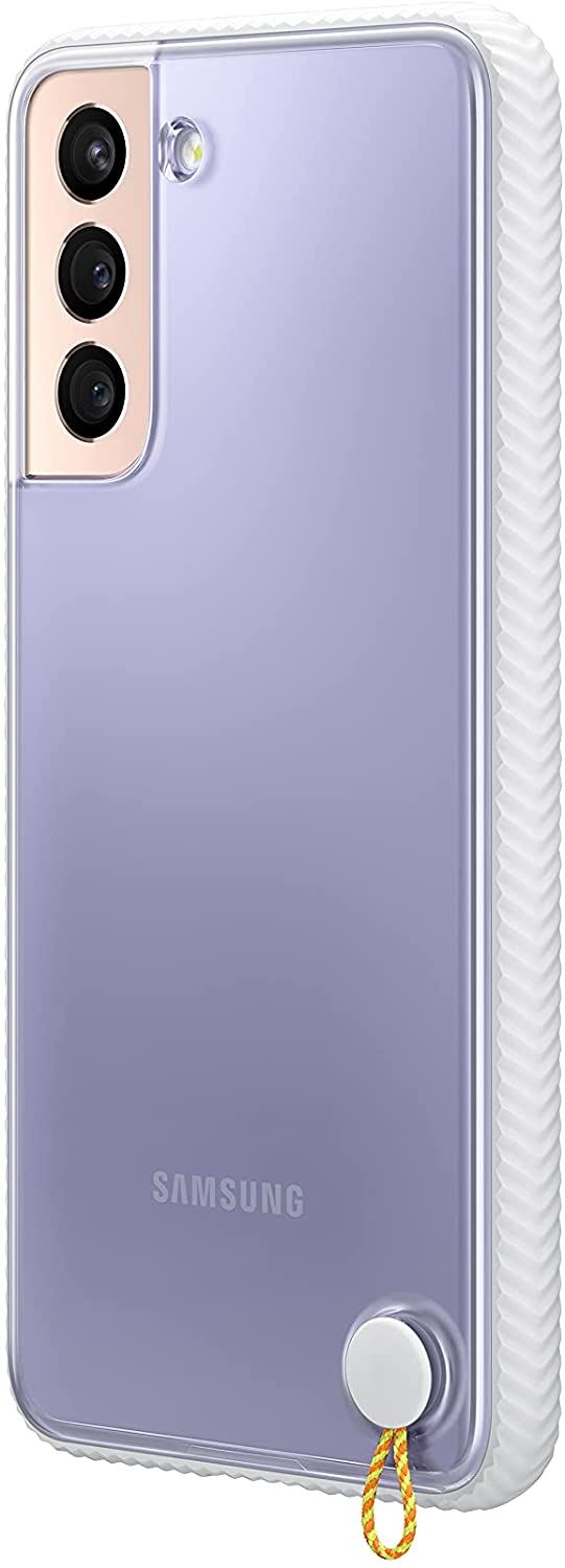 Samsung Galaxy S21 Clear Protective Cover White - EF-GG991CWEGWW