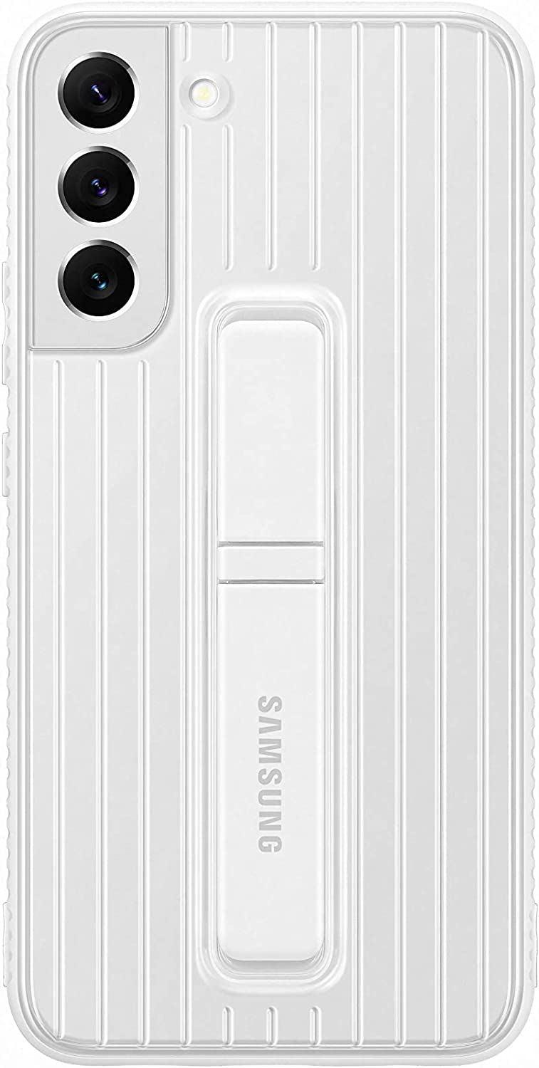 Samsung Galaxy S22 Plus Protective Standing Cover White/Green - EF-RS906CWEGEW