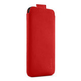 Genuine Belkin PU Leather Pocket Pouch Case iPhone 5 5S SE Red F8W123vfC01