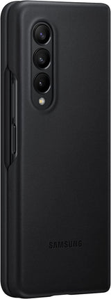 Samsung Galaxy Z Fold 3 Leather Cover Black - EF-VF926LBEGWW