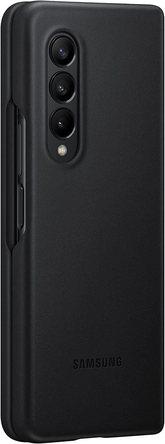 Samsung Galaxy Z Fold 3 Leather Cover Black - EF-VF926LBEGWW
