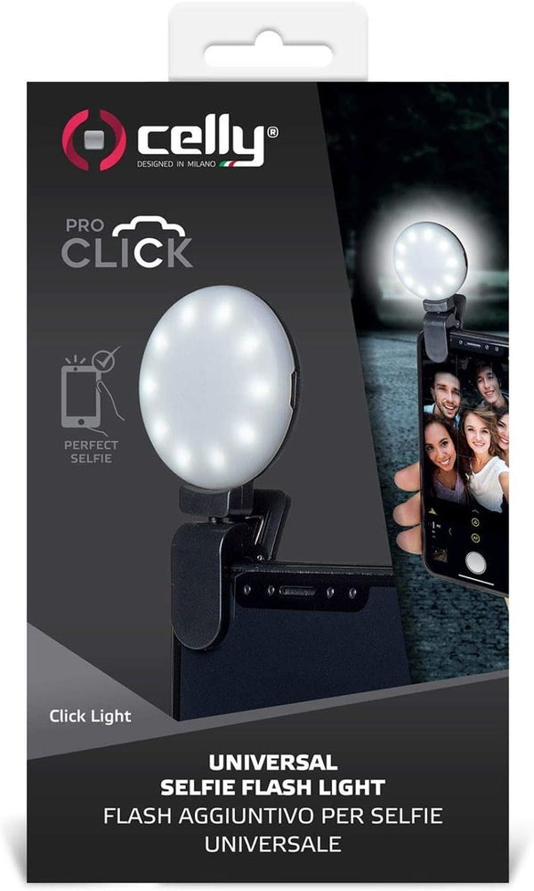 Celly Click Light Universal Selfie Flash Light - CLICKKIGHTBK
