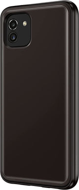 Samsung Galaxy A03 Soft Clear Cover Black - EF-QA036TBEGEU