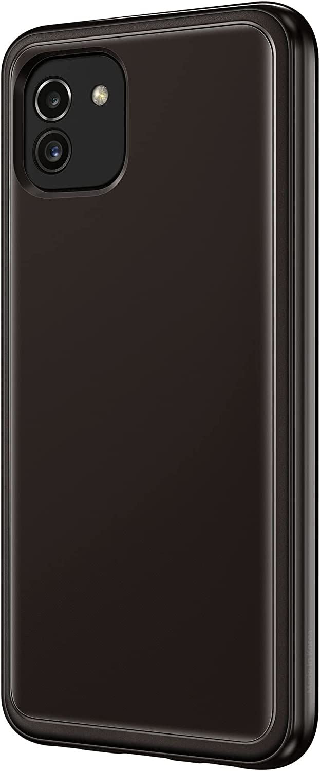 Samsung Galaxy A03 Soft Clear Cover Black - EF-QA036TBEGEU